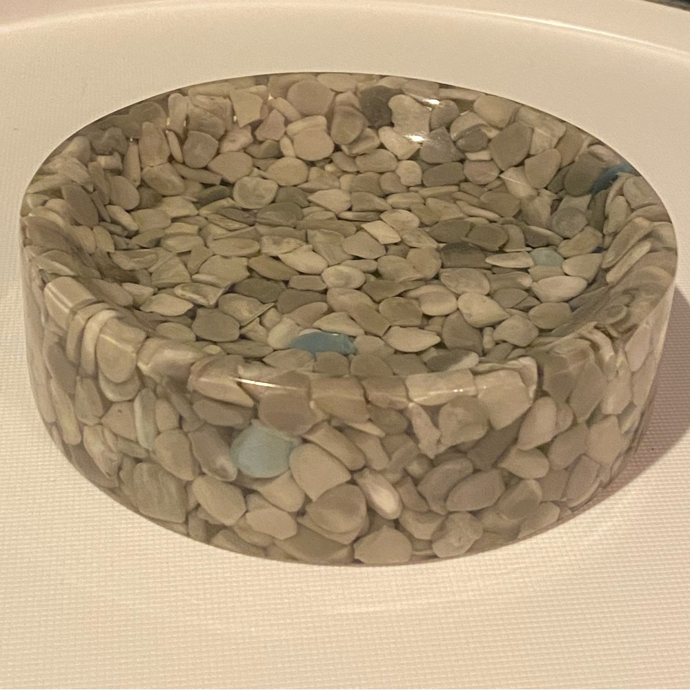 Rock/Resin Soap Dish / Wine Holder